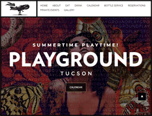 Tablet Screenshot of playgroundtucson.com